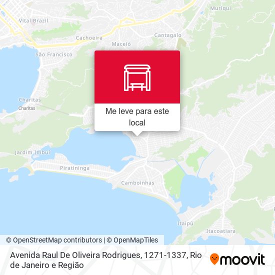 Avenida Raul De Oliveira Rodrigues, 1271-1337 mapa