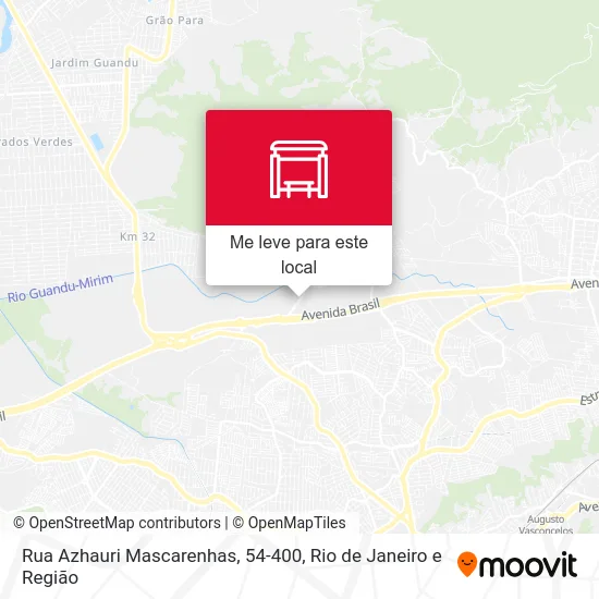 Rua Azhauri Mascarenhas, 54-400 mapa
