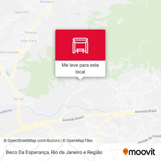 Beco Da Esperança mapa