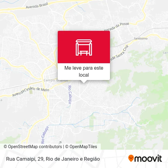 Rua Camaipi, 29 mapa