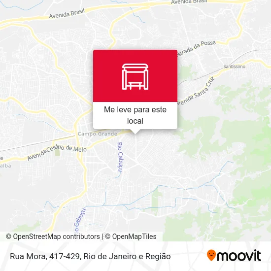 Rua Mora, 417-429 mapa