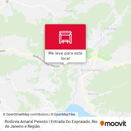 Rodovia Amaral Peixoto | Entrada Do Espraiado mapa