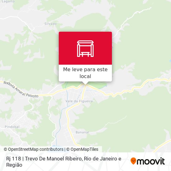 Rj 118 | Trevo De Manoel Ribeiro mapa