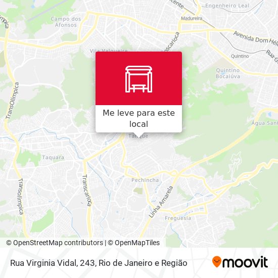 Rua Virginia Vidal, 243 mapa