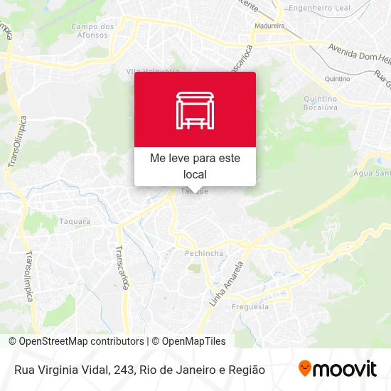 Rua Virginia Vidal, 243 mapa