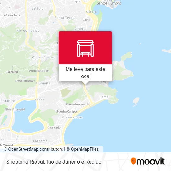 Shopping Riosul mapa
