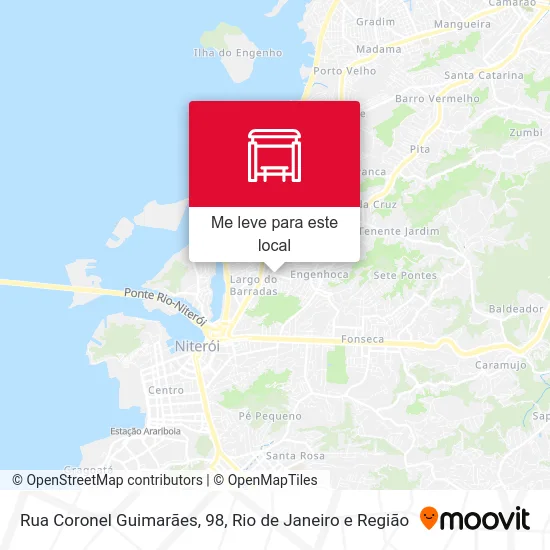 Rua Coronel Guimarães, 98 mapa