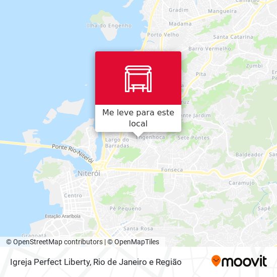 Igreja Perfect Liberty mapa