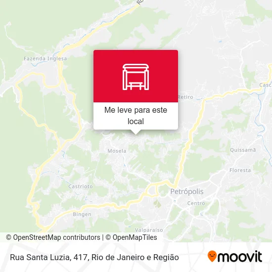 Rua Santa Luzia, 417 mapa