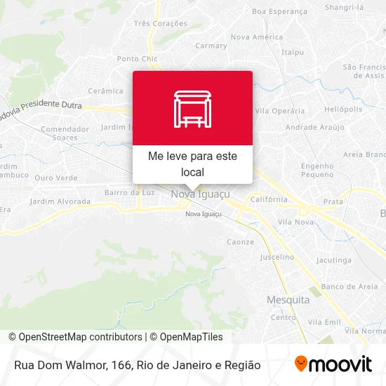 Rua Dom Walmor, 166 mapa