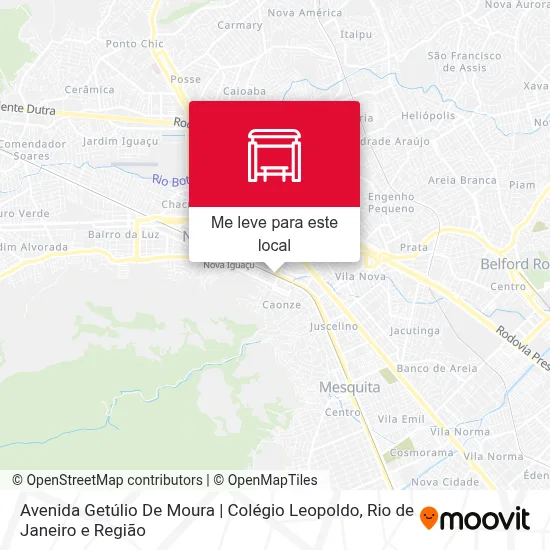 Avenida Getúlio De Moura | Colégio Leopoldo mapa