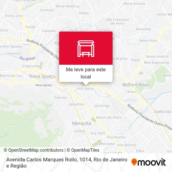 Avenida Carlos Marques Rollo, 1014 mapa