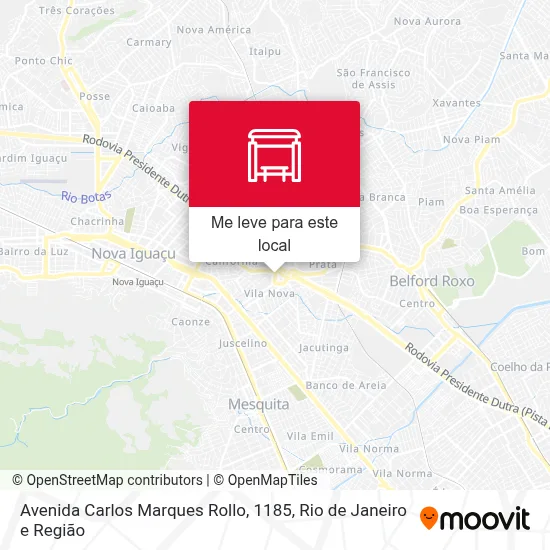 Avenida Carlos Marques Rollo, 1185 mapa