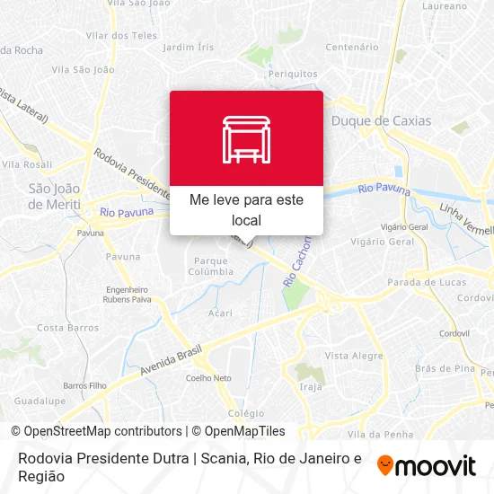 Rodovia Presidente Dutra | Scania mapa