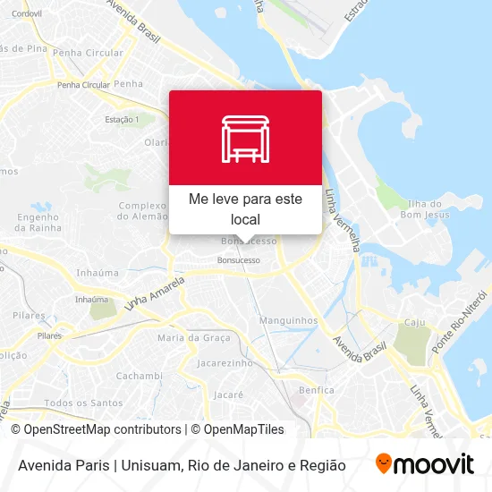 Avenida Paris | Unisuam mapa