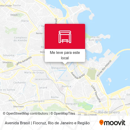 Avenida Brasil | Fiocruz mapa