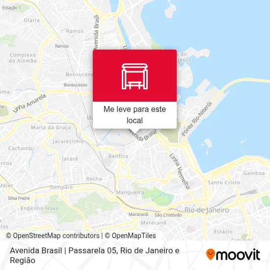 Avenida Brasil | Passarela 05 mapa