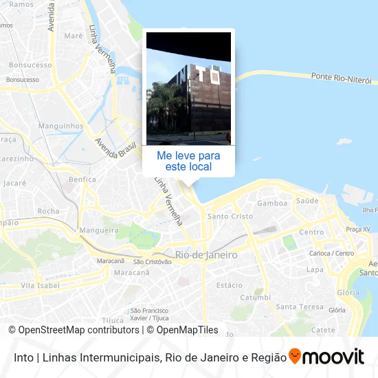 Into | Linhas Intermunicipais mapa