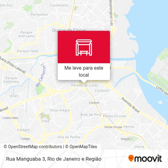 Rua Manguaba 3 mapa