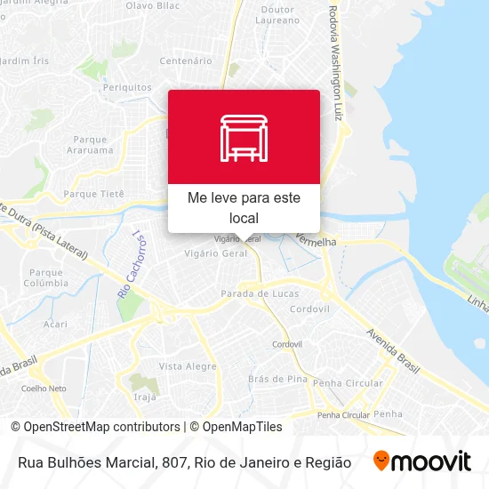 Rua Bulhões Marcial, 807 mapa