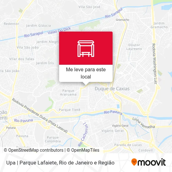 Upa | Parque Lafaiete mapa
