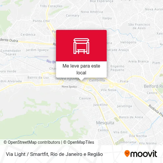 Via Light / Smartfit mapa