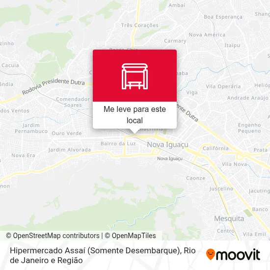 Hipermercado Assaí (Somente Desembarque) mapa