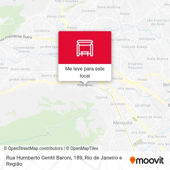 Rua Humberto Gentil Baroni, 189 mapa