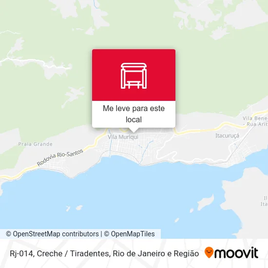 Rj-014, Creche / Tiradentes mapa