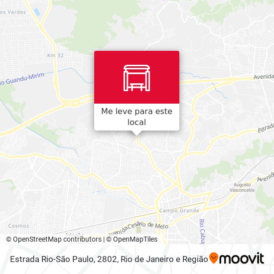 Estrada Rio-São Paulo, 2802 mapa