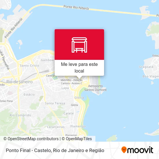 Ponto Final - Castelo mapa