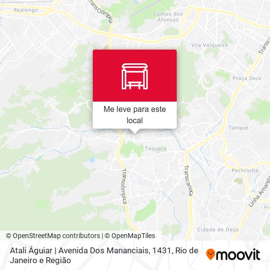 Atali Águiar | Avenida Dos Mananciais, 1431 mapa