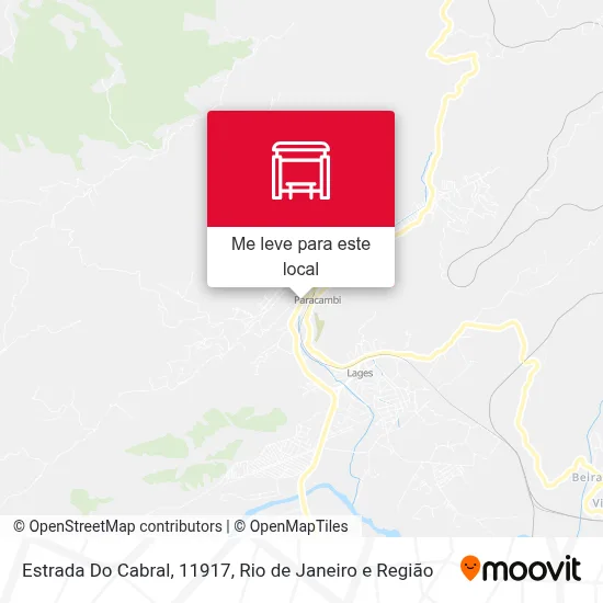 Estrada Do Cabral, 11917 mapa