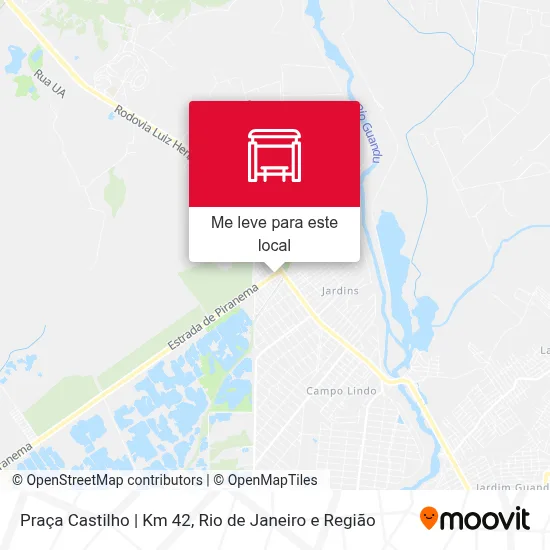Praça Castilho | Km 42 mapa