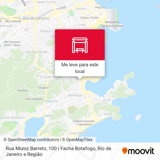 Rua Muniz Barreto, 100 | Facha Botafogo mapa
