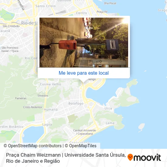 Praça Chaim Weizmann | Universidade Santa Úrsula mapa