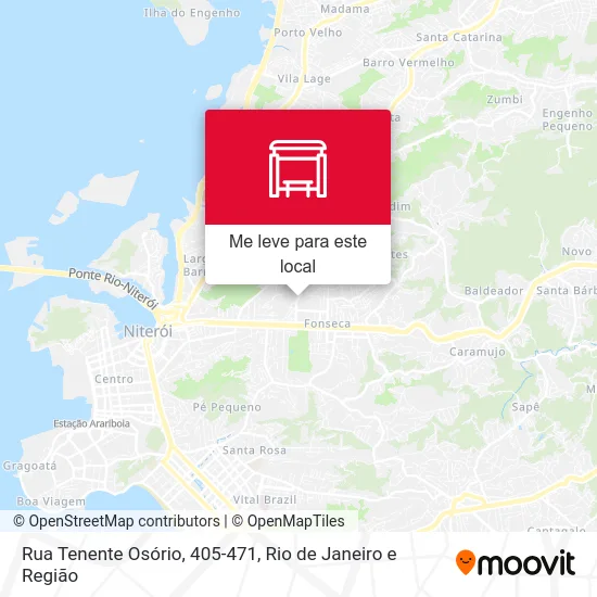 Rua Tenente Osório, 405-471 mapa
