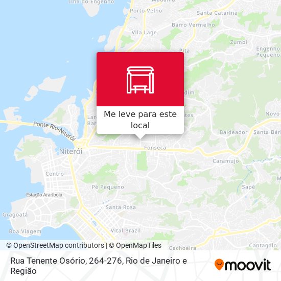 Rua Tenente Osório, 264-276 mapa