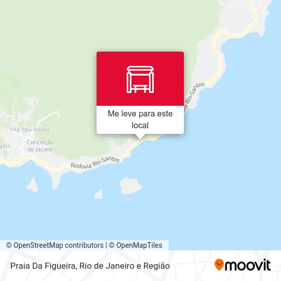 Praia Da Figueira mapa