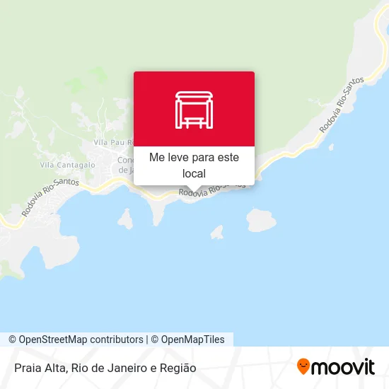 Praia Alta mapa