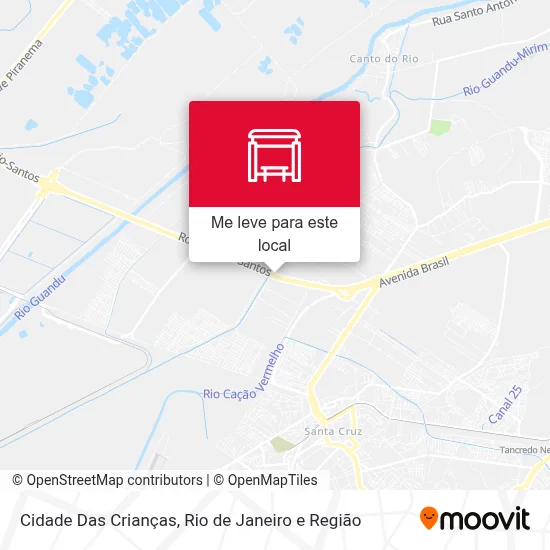 Cidade Das Crianças mapa