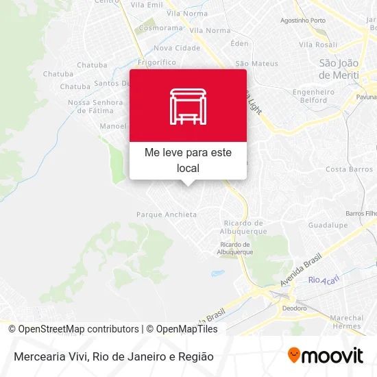 Mercearia Vivi mapa