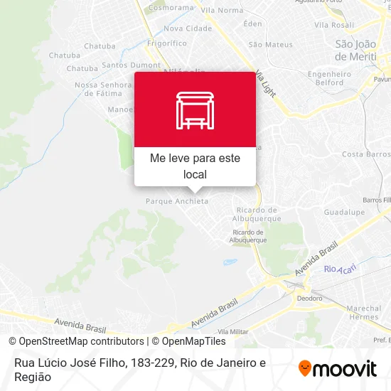Rua Lúcio José Filho, 183-229 mapa