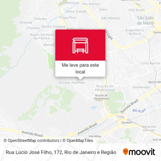 Rua Lúcio José Filho, 172 mapa
