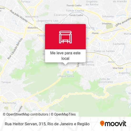 Rua Heitor Servan, 315 mapa