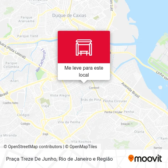Praça Treze De Junho mapa