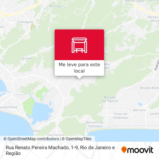 Rua Renato Pereira Machado, 1-9 mapa