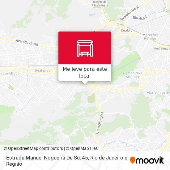 Estrada Manuel Nogueira De Sá, 45 mapa