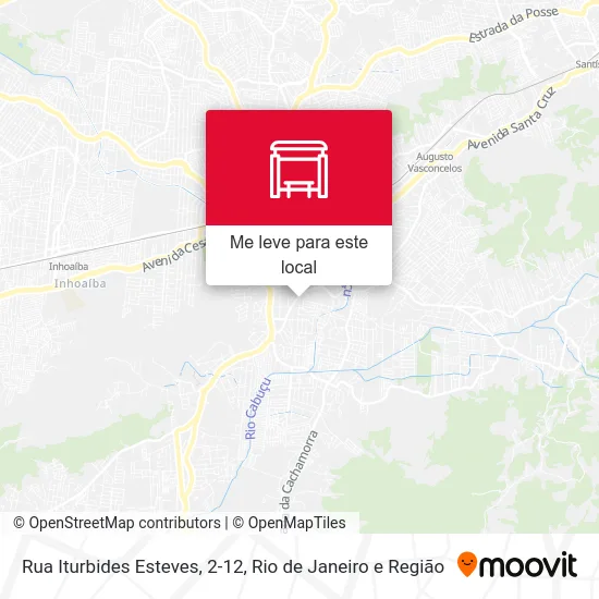 Rua Iturbides Esteves, 2-12 mapa