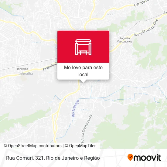 Rua Comari, 321 mapa